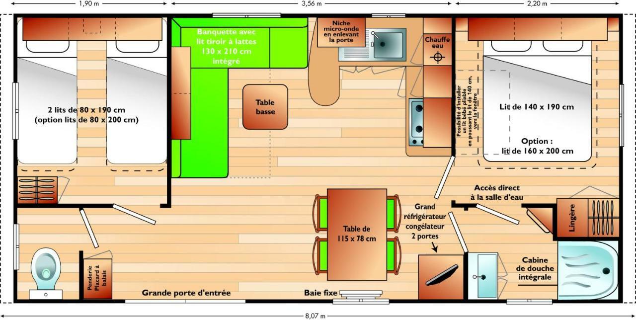 Camping Le Picard Tournieres Esterno foto